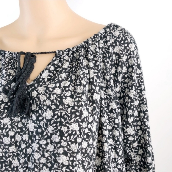 Denim & Supply Ralph Lauren Boho Floral Print Top - Picture 4 of 8
